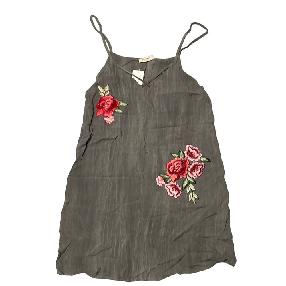 NWT Gray Floral Dress Size Small